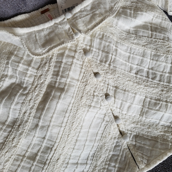 Free People Optic White Crop Top - Picture 5 of 10